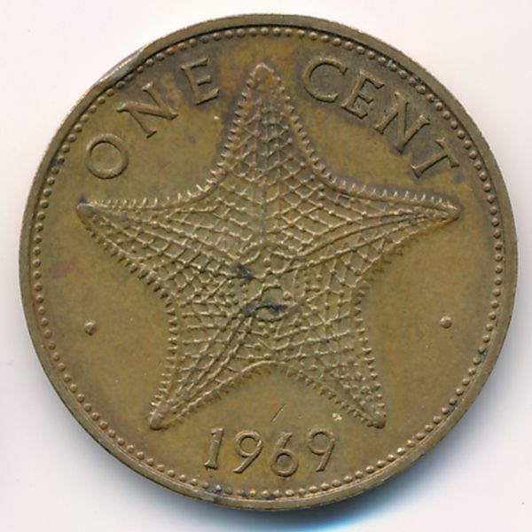 Багамские острова, 1 цент (1969 г.)