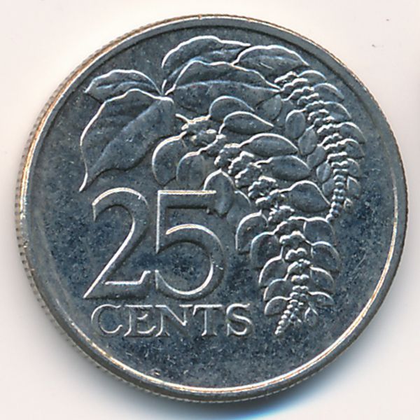 Тринидад и Тобаго, 25 центов (2005 г.)