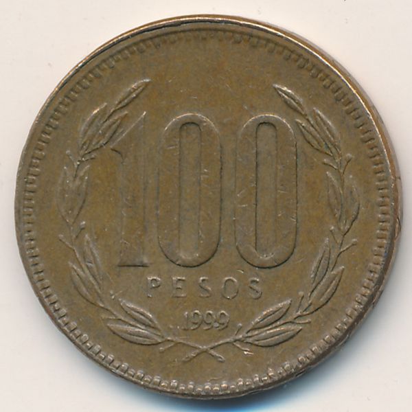 Чили, 100 песо (1999 г.)