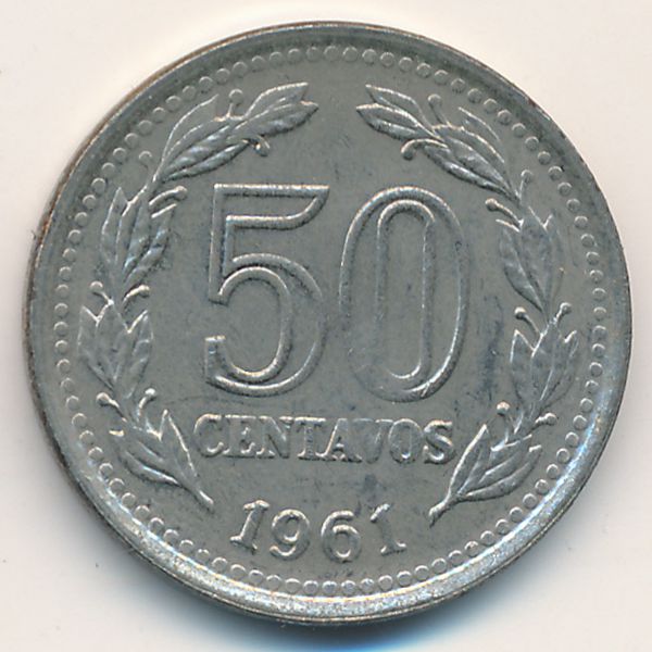 Аргентина, 50 сентаво (1961 г.)