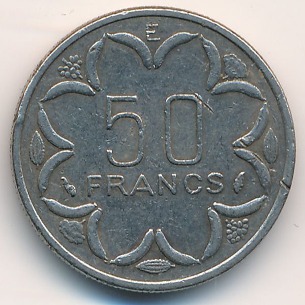 Центральная Африка, 50 франков (1983 г.)