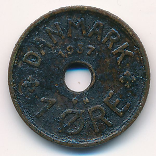 Дания, 1 эре (1937 г.)