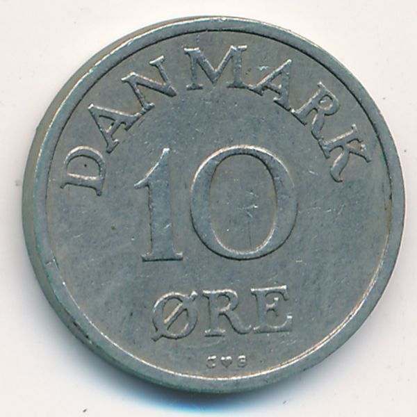 Дания, 10 эре (1957 г.)