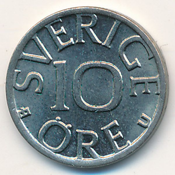 Швеция, 10 эре (1977 г.)
