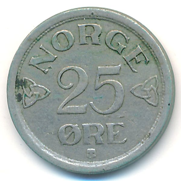 Норвегия, 25 эре (1956 г.)