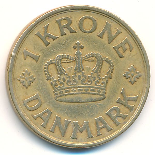 Дания, 1 крона (1938 г.)