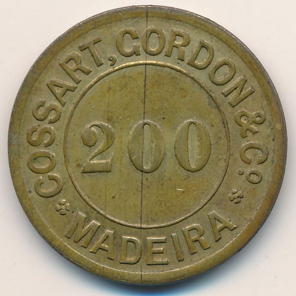 Остров Мадейра, 200 рейс (1800 г.)