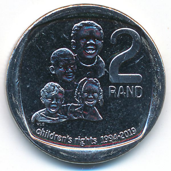 ЮАР, 2 рэнда (2019 г.)