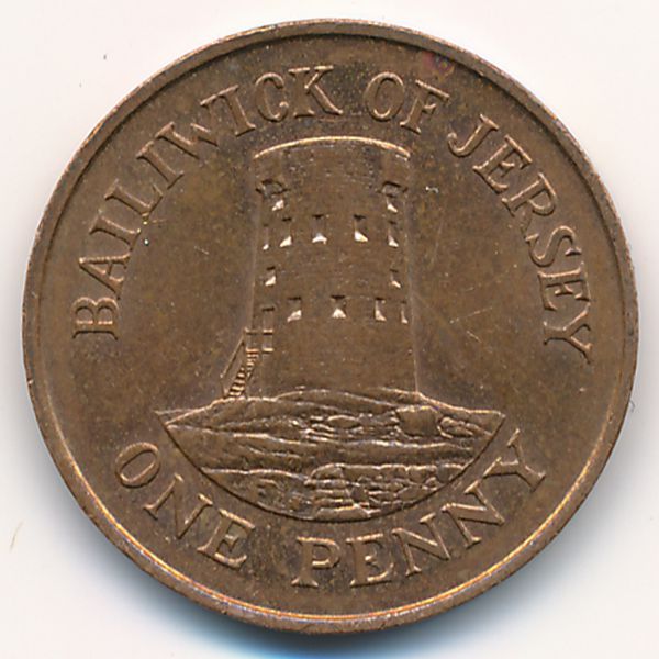 Джерси, 1 пенни (1986 г.)