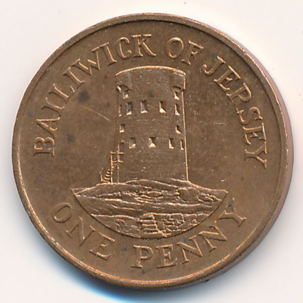 Джерси, 1 пенни (1988 г.)