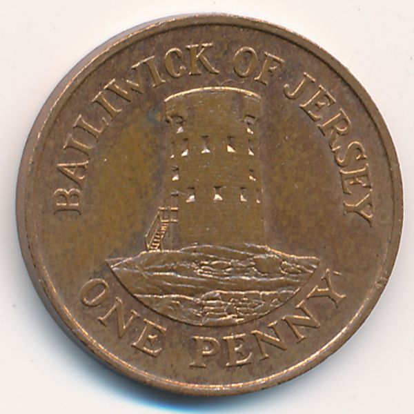 Джерси, 1 пенни (1988 г.)
