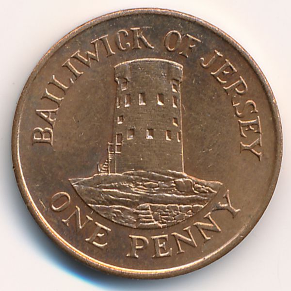 Джерси, 1 пенни (1989 г.)