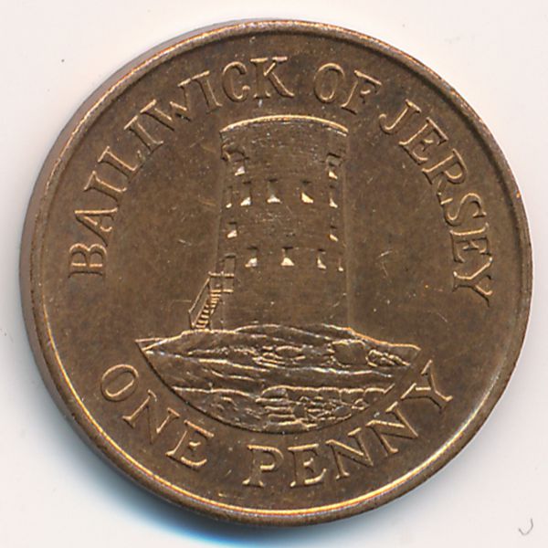 Джерси, 1 пенни (1989 г.)