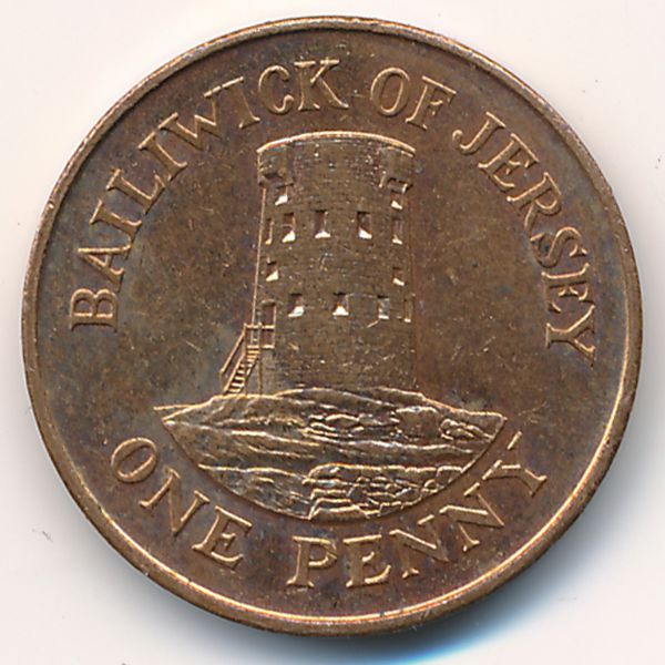 Джерси, 1 пенни (1989 г.)