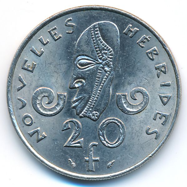 Новые Гебриды, 20 франков (1977 г.)
