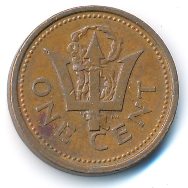 Барбадос, 1 цент (1987 г.)