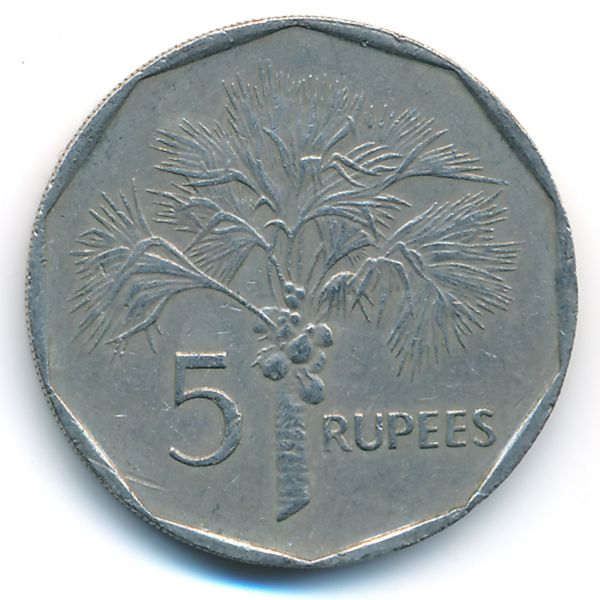 Сейшелы, 5 рупий (1982 г.)