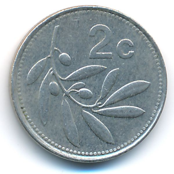 Мальта, 2 цента (1995 г.)