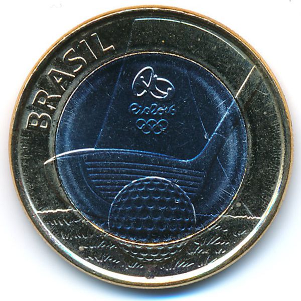 Бразилия, 1 реал (2014 г.)