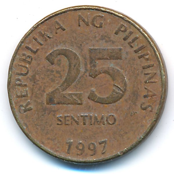 Филиппины, 25 сентимо (1997 г.)