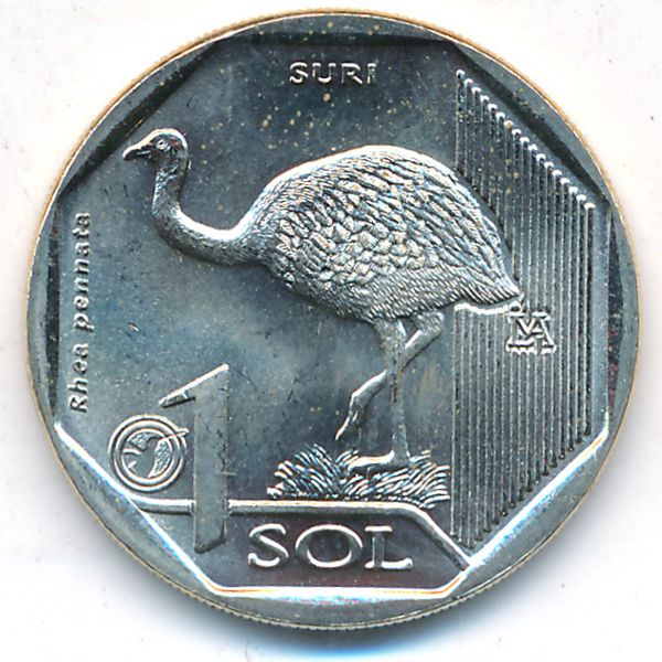 Перу, 1 соль (2018 г.)