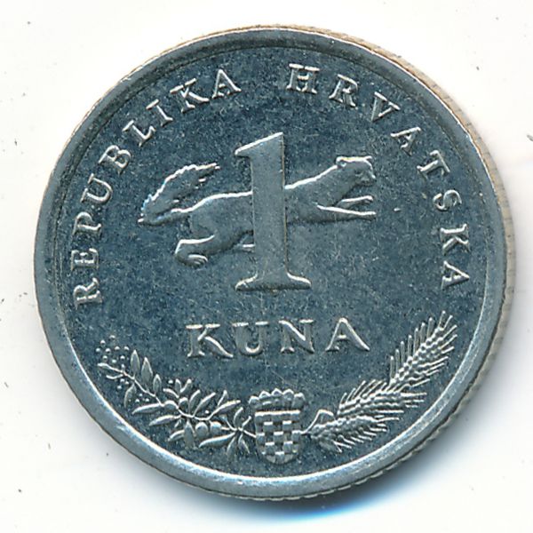 Хорватия, 1 куна (2009 г.)