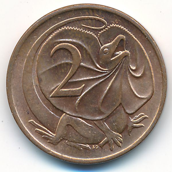 Австралия, 2 цента (1982 г.)