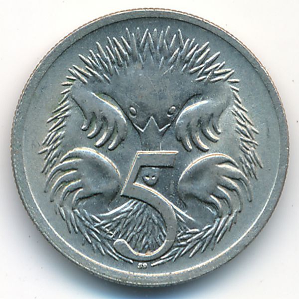 Австралия, 5 центов (1970 г.)