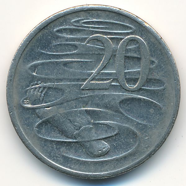 Австралия, 20 центов (2004 г.)