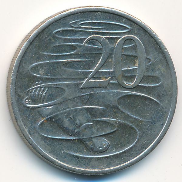 Австралия, 20 центов (2006 г.)