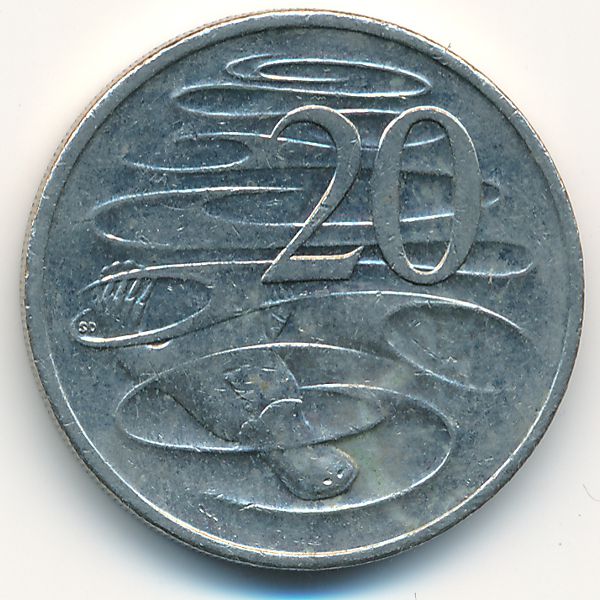 Австралия, 20 центов (2006 г.)