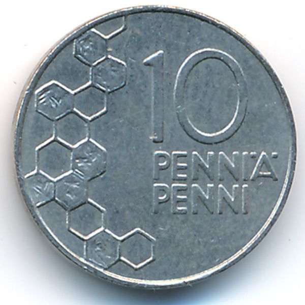 Финляндия, 10 пенни (1990 г.)