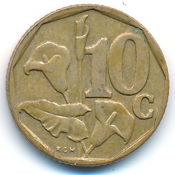 ЮАР, 10 центов (1997 г.)