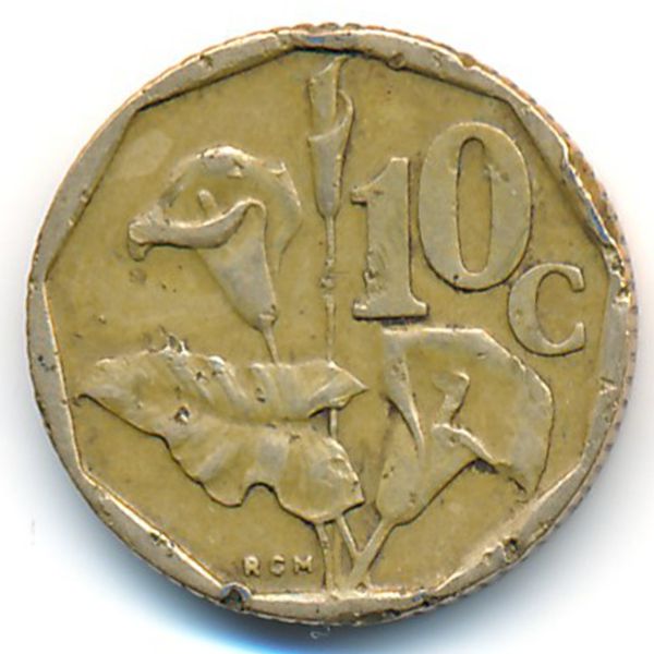 ЮАР, 10 центов (1994 г.)