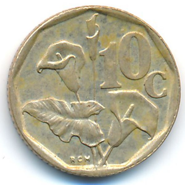 ЮАР, 10 центов (1994 г.)