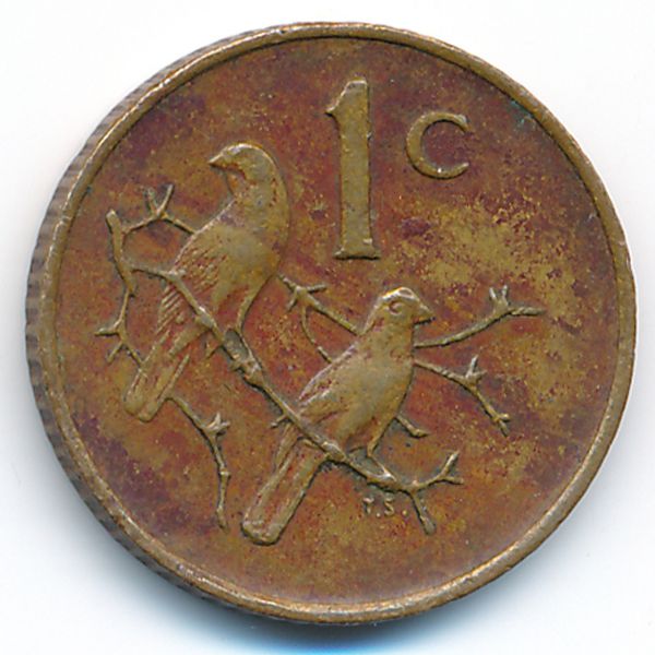 ЮАР, 1 цент (1987 г.)