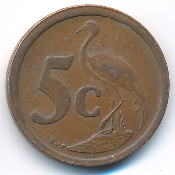 ЮАР, 5 центов (1990 г.)