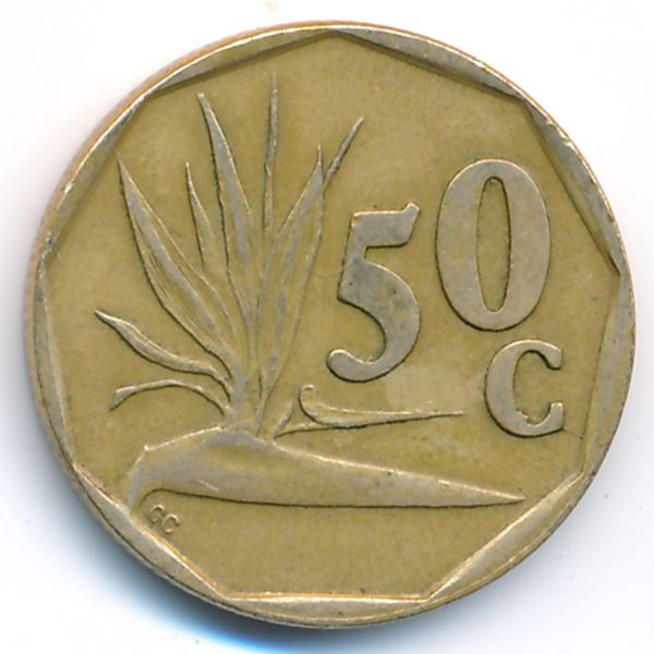 ЮАР, 50 центов (1991 г.)