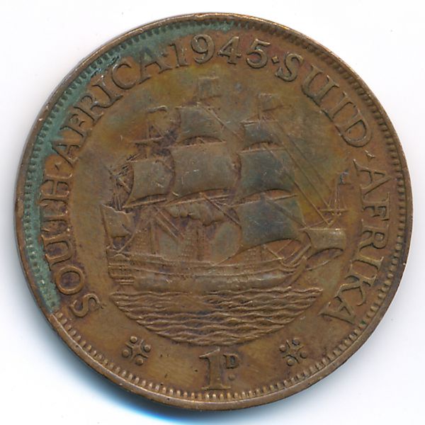 ЮАР, 1 пенни (1945 г.)