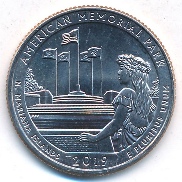 США, 1/4 доллара (2019 г.)