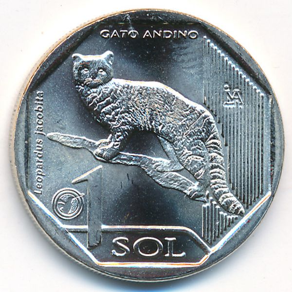 Перу, 1 соль (2019 г.)