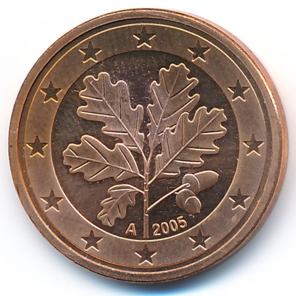 Германия, 5 евроцентов (2005 г.)
