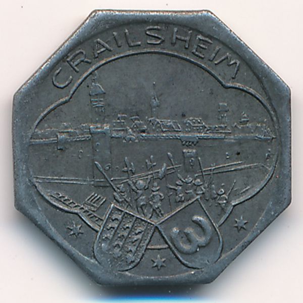 Крайльсхайм., 5 пфеннигов (1918 г.)