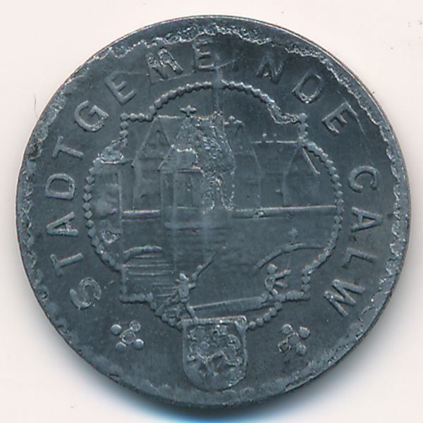 Кальв., 10 пфеннигов (1918 г.)