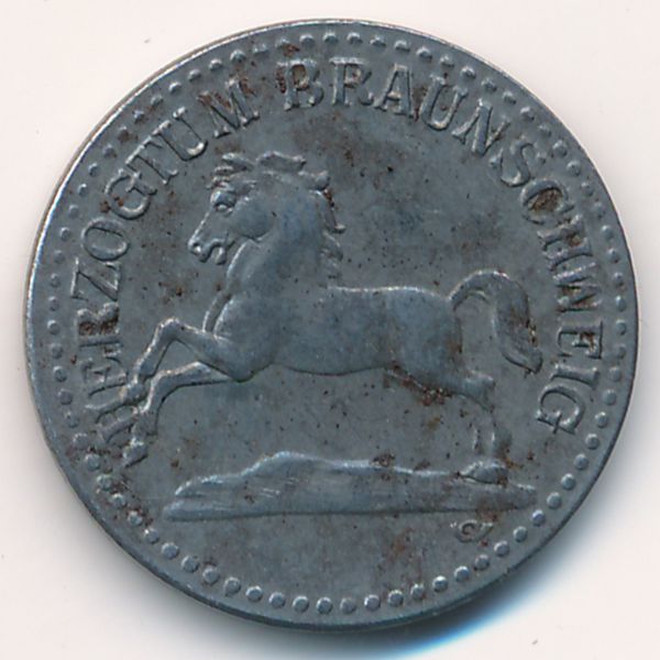 Брауншвейг., 10 пфеннигов (1918 г.)