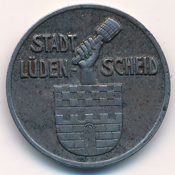 Люденшайд., 10 пфеннигов (1918 г.)