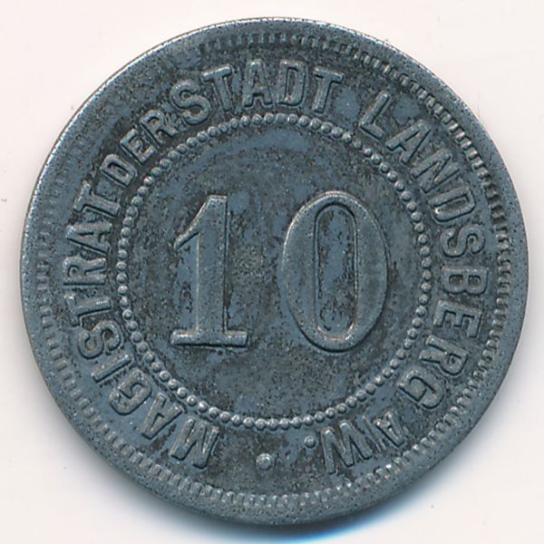 Ландсберг-на-Варте., 10 пфеннигов