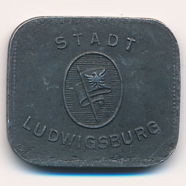 Людвигсбург., 50 пфеннигов (1917 г.)