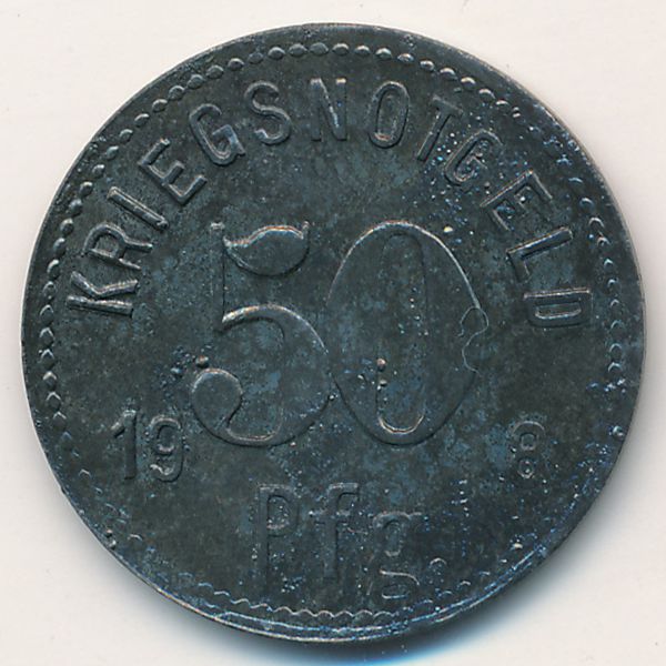 Апольда., 50 пфеннигов (1918 г.)