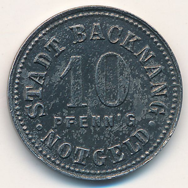 Бакнанг., 10 пфеннигов